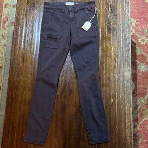 Anthropologie Dark Brown Skinny Jeans